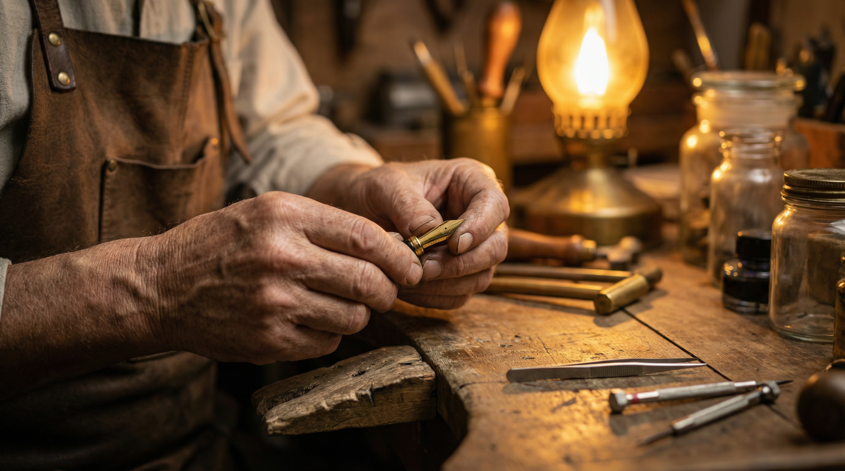 Master craftsman at work